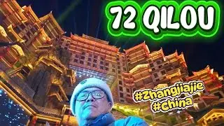72 Qilou / 72 Strange Building...cantik sekali di malam hari...#Zhangjiajie #China
