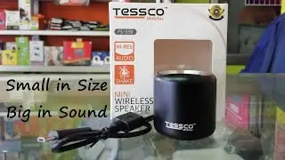 TESSCO Mini Wireless Speaker | Smallest Bluetooth Speaker | TESSCO FS-339 Unboxing