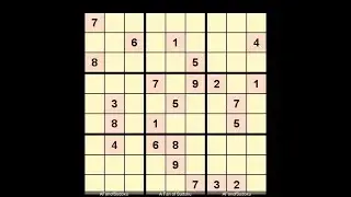 New York Times - Hard Sudoku October 6, 2018 - Triple Subset