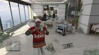 GTA V ONLINE REDWOOD THROWBACK JERSEY OUTFIT.