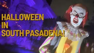 Halloween in South Pasadena - Diamond Avenue Halloween Decorations