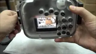 CamDive&reg; Underwater camera housing for Panasonic LX100 Alignment guide