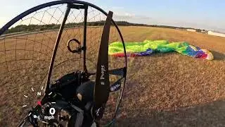 Could have been worse&hellip; my paramotor aborted takeoff. Raw footage. NSFW language warning.