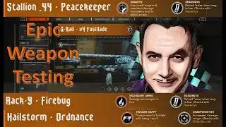IW Zombies Epic Weapon Testing - Hailstorm Ordinance, G-rail v4 Fusillade, Stallion .44 Peacekeeper