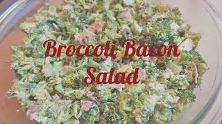 KETO BROCCOLI BACON SALAD - 4G NET CARBS!
