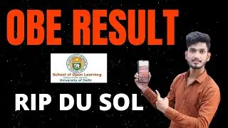 DU SOL OBE RESULT LATEST UPDATES || MANISH VERMA