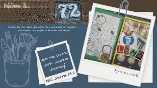 Junk Journal Journey: NYC Journal to represent my youth PT2 #craftingismytherapy #junkjournaljunkie
