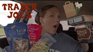 trader joes haul/ trying new items/snacks wih me