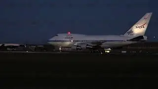 NASA 747 SOFIA Taking Off