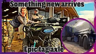 New quad @cfmoto - blower lorry