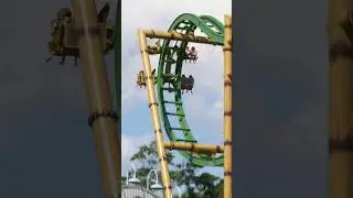 4D Achterbahn TUMBILI in Kings Dominion #tumbili #kingsdominion #rollercoaster #themepark #shorts