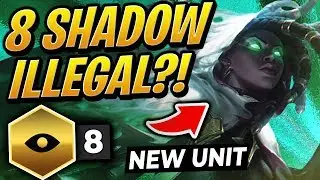 ILLEGAL 8 SHADOW EXODIA SYNERGY?! ft. NEW SENNA | TFT | Teamfight Tactics Set 2 | LoL Auto Chess
