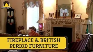 Fireplace and British Period Furniture | Heritage Thengal Manor | Heritage Of India