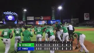 Asi Fue Como La Estrella Le Tiran Un No Hitter A Los Tigres Del Licey En LIDOM!