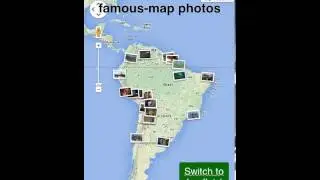 famous-map photo animation demo