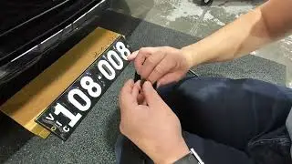 How to install Heritage Plate on Mercedes GLC43 (Front)