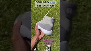 All around Restoration for these Cool Grey 11s 🐺❄️ #sneakerrestoration