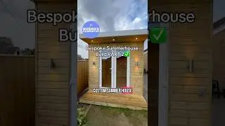 Bespoke Summerhouse Build Pt.2✅ Drop us a message to build your own!📩 #summerhouse #gardendesign