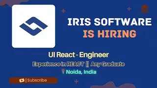Iris Software Hiring React Engineer | 12&ndash;15 LPA | Noida | Experienced Candidates | Apply Now