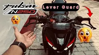 Best Lever Guards for All Motorcycles Safety & Style Upgrade Pulsar N250 || Lucknow ||
