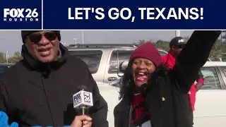 Texans fans pumped for Patriots game