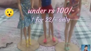 #diy# doll stand #barbie doll stand under 100 rs/-/ the  most easy doll stand d i y ever..