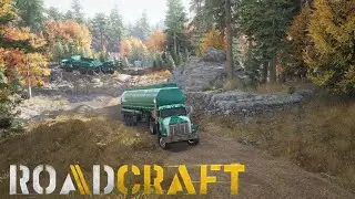 RoadCraft  Half way through Washout DLC map