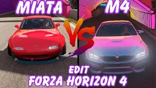 MAZDA MIATA VS BMW M4 // FORZA HORIZON 4 EDIT