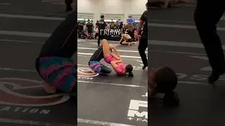 Jiujitsu Girl taps out boy