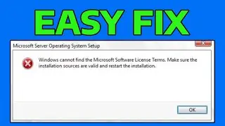 How To Fix Windows Cannot Find The Microsoft Software License Terms VMWare Workstation