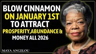 Blow Cinnamon on January 1st to Attract Prosperity, Abundance & Money All 2026 | DR Maya Angelou