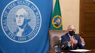 Washington state Governor Jay Inslee announces new restrictions to curb the spread of COVID-19