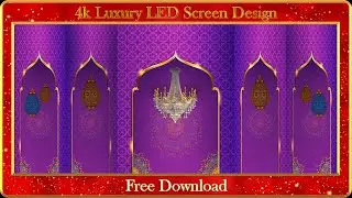 4k Luxury Design Free Download | 4K Luxury Graphic | LED Wall Mapping | VFX Vishal #vjloops #graphic