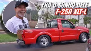 REVELANDO PARA MEU PAI A F250 XLT-L 🙏 ELE QUERIA MUITO...