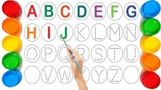 Learn ABCD Capital Letters Writing, Alphabet Tracing for Kids, A-Z Writing Practice for Toddlers 25