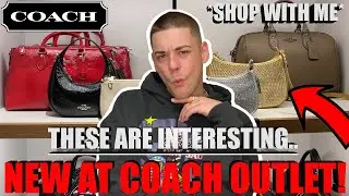 NEW Coach Outlet Crystal Bags And Crinkled Leathers! + MORE! *Coach Outlet Shop With Me*