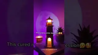 Lighthouse Moon Projector | Link in Comment | #usa #moonlight #homedecor #projector