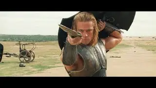 #4k |  Troy | Hector vs Achilles  Final Battle  /  #fighting  #action  #battle  #bradpitt