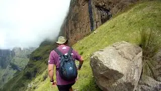 Views from the top of Grays Pass in the Drakensberg