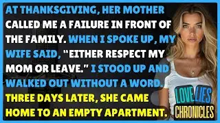 My Wife Gave Me an Ultimatum at Thanksgiving, and My Quiet Exit Led to an Empty Home Soon After
