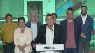 🔴 ¡ALTO Y CLARO! Mensaje de Arnaldo Otegi a las derechas españolas en la noche electoral