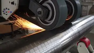 Dome and tank polishing  machine