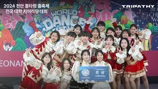 [서강대학교 응원단 트라이파시] 2024 천안 흥타령 춤 축제 전국 대학 치어리딩 대회 결선 (은상)