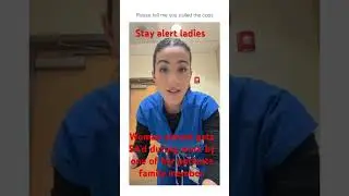 Nurse speaks out about her patient&rsquo;s family member that lured her into the bathroom. #BeawareLadies