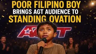 Poor Filipino Boy Brings AGT Audience to Tears & Standing Ovation | Golden Buzzer Performance