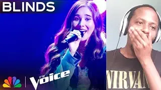 THE VOICE REACTION | The Coaches Fight Over Katie O's Four-Chair Turn Country Performance |