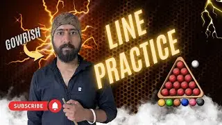 Elite Snooker Line-Up Practice with Gowrish | Precision &bull; Break-Building &bull; Cue Mastery