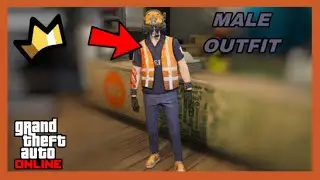 GTA 5 ONLINE- TRYHARD NAVY MALE TRASH VEST OUTFIT GLITCH TUTORIAL(NO TRANSFER)