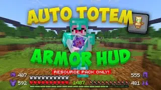 Релиз Auto Totem & Armor HUD! &mdash; Текстурный пакет Minecraft Bedrock