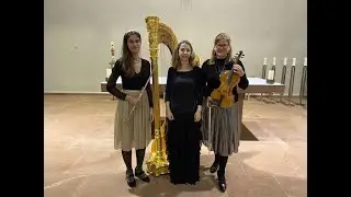 Jacques Ibert, Deux Interludes. Marta Femenia-Flute, Andra Darzins-Viola. Emilie Jaulmes-Harp
